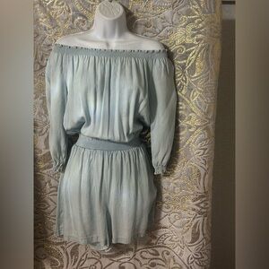 💐🌷Walter Baker NWT Off-Shoulder Romper XS | Designer Lyocell Summer Jumpsuit 💐🌷